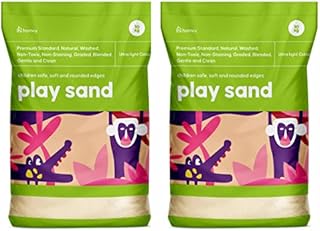 Childrens Play Sand Bag for Kids Non Toxic Soft Playsand Idea for Playing in Sand pits 20Kg