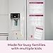 Magnetic Chore Chart for Kids - Chore Chart for Kids Multiple Kids - Flexible Magnetic Chore Board w/ 3 Markers - Weekly Chore List - Family Chore Chart - Weekly Planner for Kids & Adults (Pink)