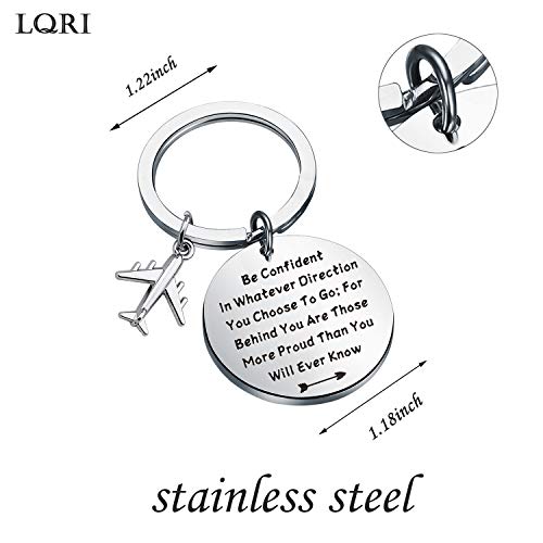 Lqri Future Pilot Gift New Pilot Gifts Pilot Graduation Gift Be Confident In Whatever Direction You Choose To Go (K-Airplaine) #TOP4