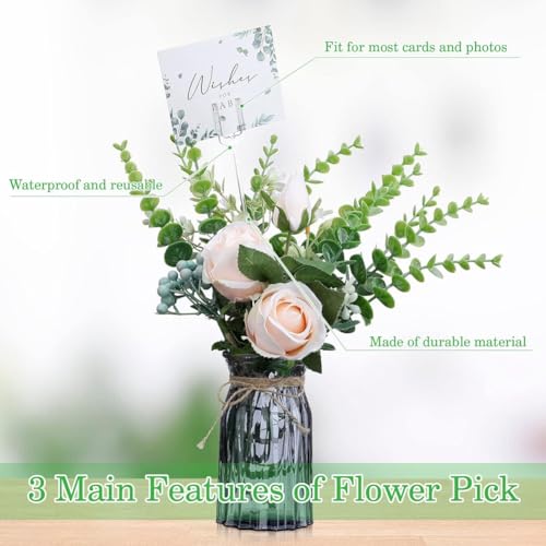 Porte-cartes en plastique pour bouquets de fleurs et photos de mariage lot de 240