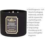 Bath & Body Works White Barn 3-Wick Candle in Mahogany Teakwood High Intensity, Scented - Image 2