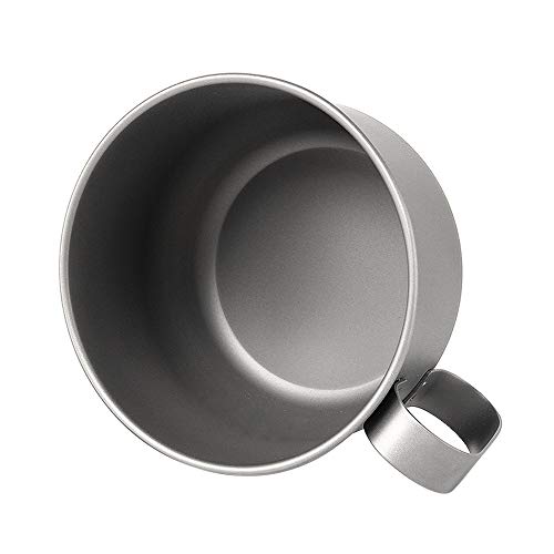 Copa ao ar livre, Romacci Copo de água de titânio 500ml Caneca de café Acampamento ao ar livre Camin