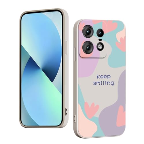 WOKEZ Blommönster Telefonfodral för Moto Edge 50 Pro – Ultratunn TPU