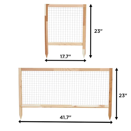 Jumbl Raised Canadian Cedar Garden Bed | Elevated Wood Planter For Growing Fresh Herbs, Vegetables, Flowers, Succulents & Other Plants At Home | Great For Outdoor | 34X18X30” #TOP2