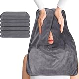 SINLAND Microfiber Esthetician Towels for Facials Mask Removing Face Wrap Soft Facial Cloth with Split Design Spa Towels for Facial Steam Massage and Cleansing