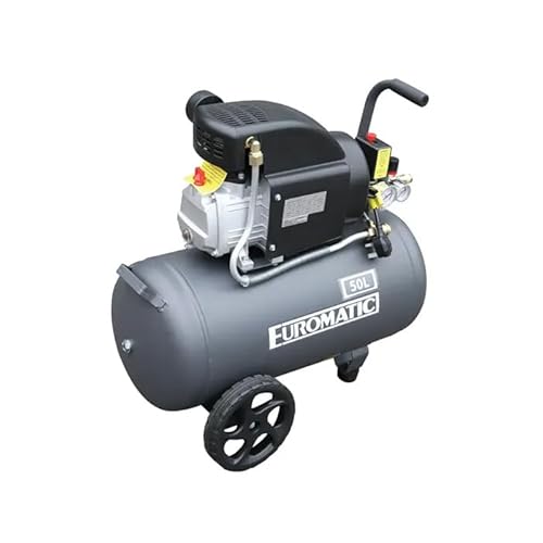 Euromatic 50 Litre Air Compressor, 2.5HP, 220 Volt, 60Hz FL-50L-K