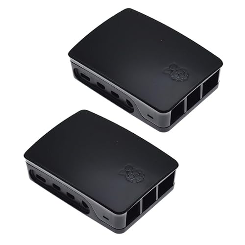 2PCS Raspberry case 4B 3B (Pi 4 Black)