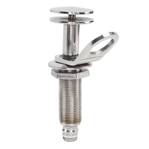 Leapiture Marine Mud Guard Cleat 304 Stainless Steel Retractable Pop Out Dismountable Cleat Boat Mud Flap Cleat for Boat Yacht