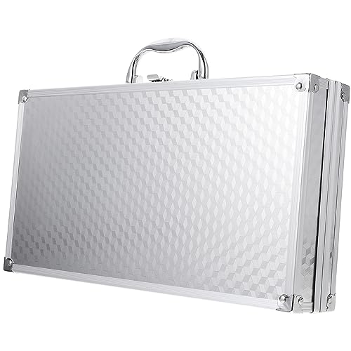 Milisten Aluminum Box Suitcase Tool Chest - Men's Alloy ABS Storage Case with Tool Case & Carrying Case