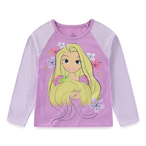 Image of Disney Lilo and Stitch Frozen Minnie Mouse Princess Girls Long Sleeve Shirt and Pants Set for Infant to Big Kids