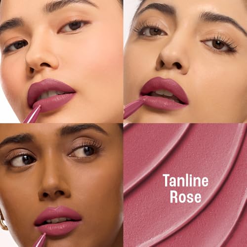 Image of Lakme 9to5 Hya Beach Edit, Lipstick + Liner Duo, Tanline Rose, Infused with Hyaluronic Acid, Vitamin E, Jojoba Oil, Comfortable Matte Finish, SPF Powered, Hydrating Lipstick, 2+0.2 g