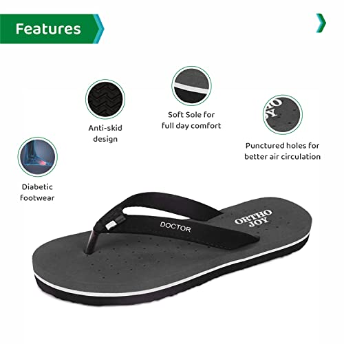 Image of ORTHO JOY Doctor Orthopedic Slippers For Ladies Daily Use /mcr chappals for women