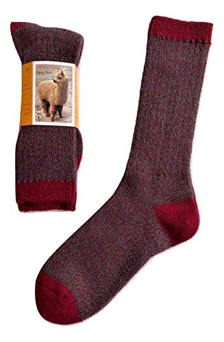Alpaca Arte Alpaca Wool Designer Socks are Cozy, Warm & Colorful - Quattro Mod Stripe2