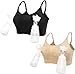 LOVELYBOBO 2 Pack Reggiseno a Mani Libere Breastfeeding Morbido Cotone per maternità Infermieristica