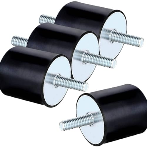 Soportes de goma M8x23 aislador antivibración aislamiento amortiguador montaje de absorción con perno roscado bloque silencioso bobinas de coche y barco