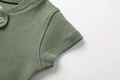 Image of Owlivia Organic Cotton Baby Boy Girl Zip Up Sleep N Play, Footless, Long Sleeve (Size 0-18 Month)