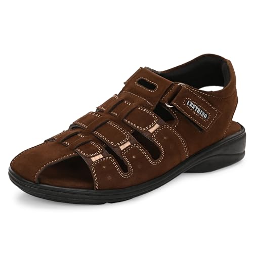 Image of Centrino Sandal for Men | Grip Insole for Stability | Modern Look with Straps | Comfortable Casual look sandal for Men's (9267)