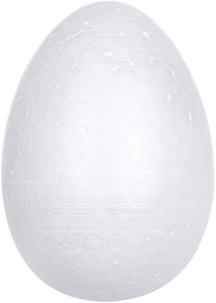 10pcs White Foam Egg for Easter, DIY Handmade Painting Egg(12cm-10pcs)