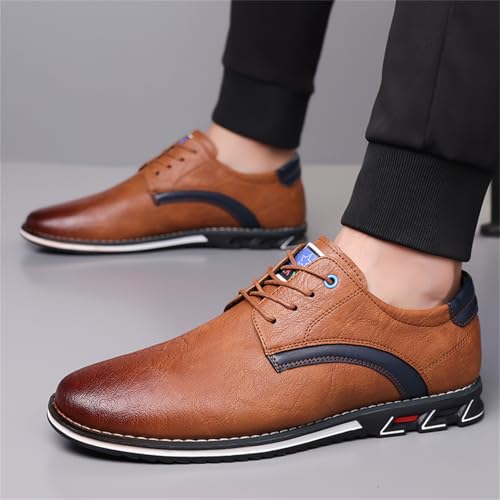 Men's Oxford Casual Dress Shoes Classic Tuxedo Lace-up Lightweight Formal Loafers2