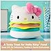 GUND Sanrio Official Hello Kitty Hamburger Plush, Collectible Plush Toy, Stuffed Animal for Ages 1 and Up, Pink/White, 8”