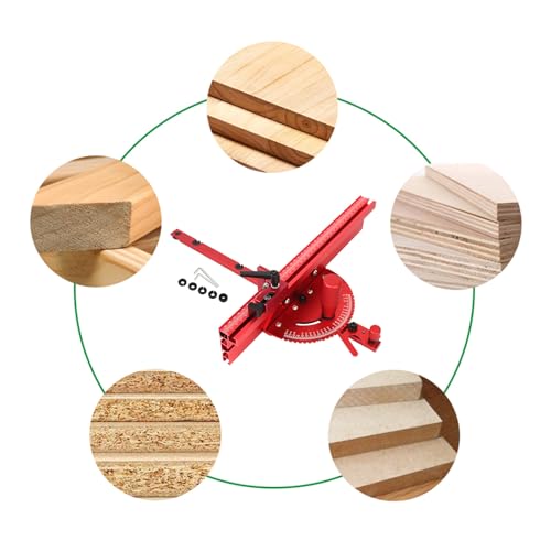 Jauges à onglet de 450 mm pour stabiliser le bois instable sur scie de table - 4