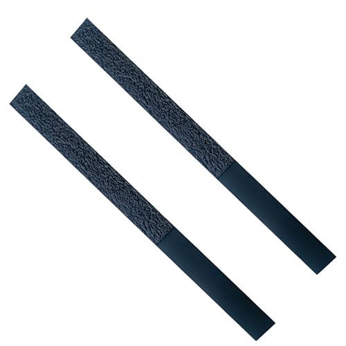 Image of Atom Double-Sided Front Door Handle 18 Inch Aluminium, Pack of 2, Black Matt Finish, for Office, House, Push Bar (Narmada)