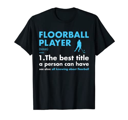 Deporte Player Definición Floorball Camiseta