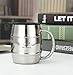 Fly Skyline Coffee Mug Double Wall Stainless Steel Insulated Coffee & Beer Barrel Shape Mugs