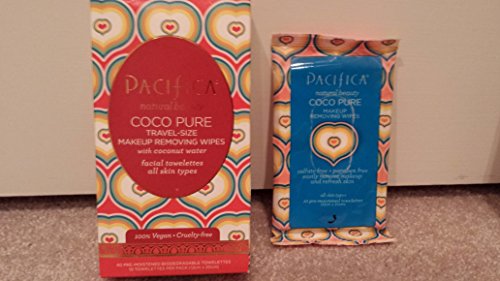 Pacifica Coco Pure Travel-size Makeup Removing Wipes with Coconut Water
