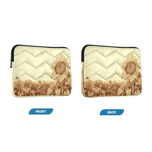 Funda Retro Girasol para Laptop 13-14 Pulgadas miniatura 2