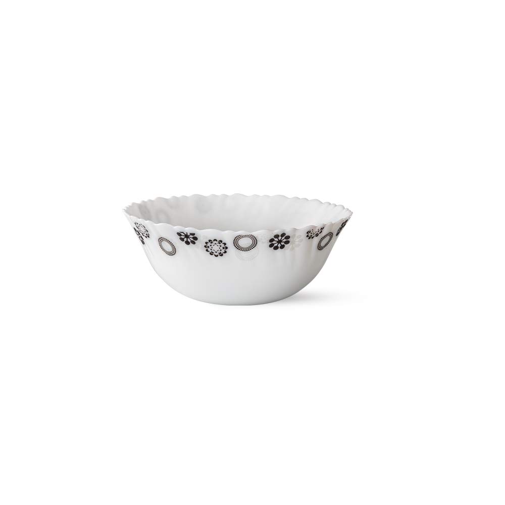 Larah by BOROSIL Universe Opalware Dinner Set, (13 Pieces, White) - Image 7 thumbnail