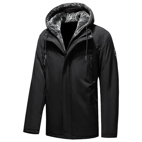 Veste thermique en coton softshell pour homme souffrant du froid hivernal extrême