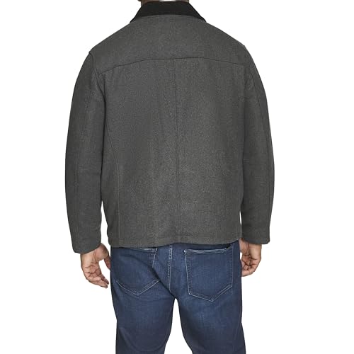 Image of Dockers Men's Wool Blend Quilted Bib Jacket Coat