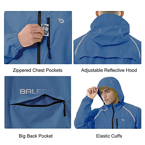 BALEAF-Mens-Rain-Jacket-Waterproof-Windbreaker-Running-Cycling-Golf-Hiking-Gear-Hood-Lightweight-Reflective-Packable