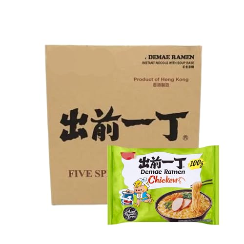 YIJIA | Pack 30X100g Variedad de saboresInstant Noodle Tallarines - Ramen Fideos Instantáneos - Sabor Pollo