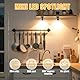 AMFUN 4PCS 360° Schwenkbar Aluminium Spotlight, 5V 1W Mini LED Spot Licht, USB-Dimmbarer LED-Strahler für Zuhause, Hotel, Schmuck, Dekoration, Malerei, Pflanzen, Weinschrank (4000 K Neutrales Licht)