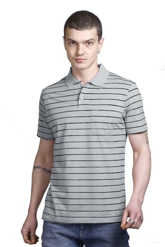Image of GODFREY Half Sleeve Cotton Polo T Shirt for Man with Pocket - Regular fit Men Tshirts