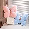 PEACH CAT Butterfly Pillow Decorative Butterfly Shaped Throw Pillows 15.7" x 15.7" Cute Plush Cushion Decor for Bedroom Living Room Sofa Couch Pink #2