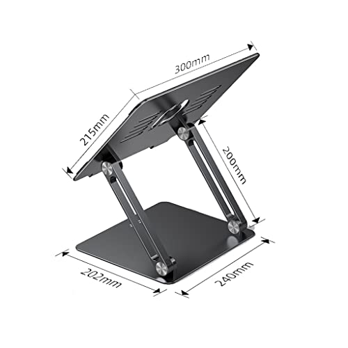 Soporte para computadora portátil con base elevada para refrigeración óptima 3