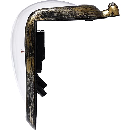 Melting Clock Novelty Creative Clock Shelf Desk Table Clock Wall Clock Silent Fashion Clock Funny Clock Creative Gift Clock For Modern Decorative Home Living Room Kitchen Office Rome Antique Gold #TOP1