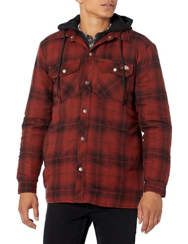 Veste chemise Homme Dickies Chaude Doublée Polaire à Capuche Coupe Décontractée