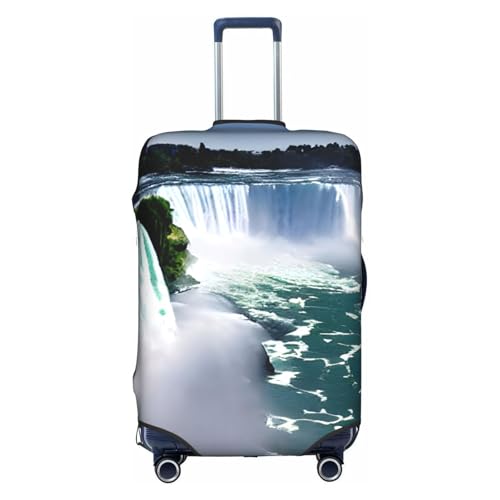 Housse de valise extensible Niagara blanche contre les rayures de soute 45,7-81,3 cm