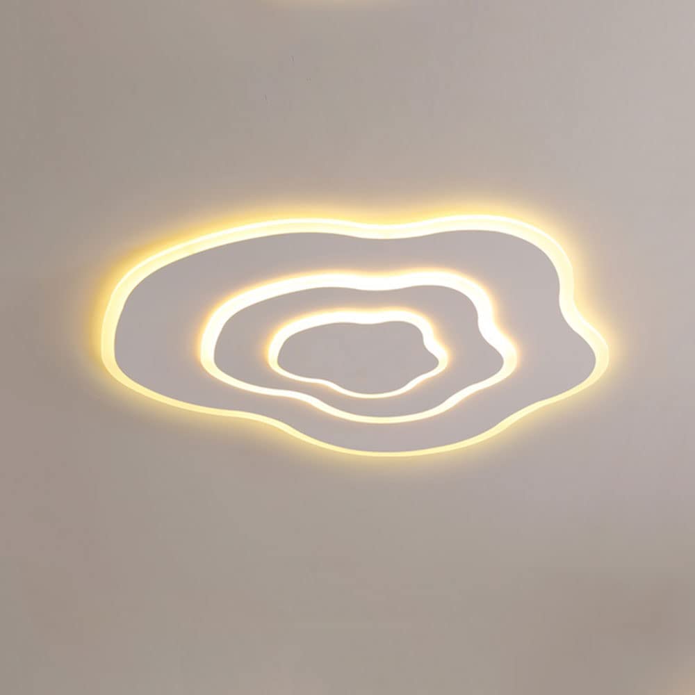 Plafonnier de salle de bain LED à gradation tricolore encastré