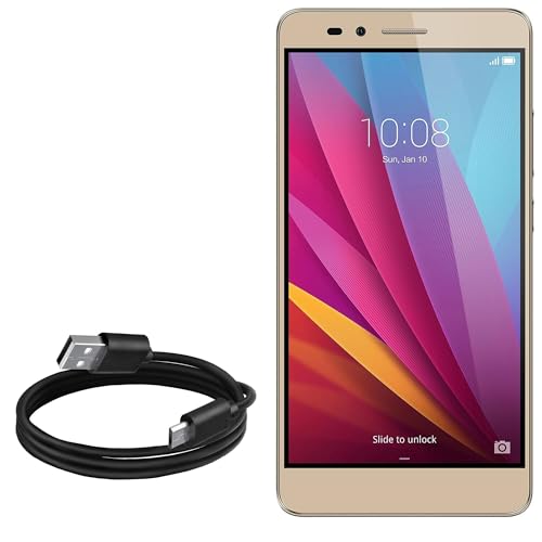 BoxWave Cable Compatible with Huawei Honor 5X - DirectSync Cable, Durable Charge and Sync