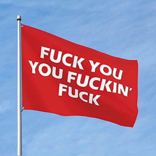 Drapeau f-k You xxl pour decoration de chambre ado garcon et dortoir