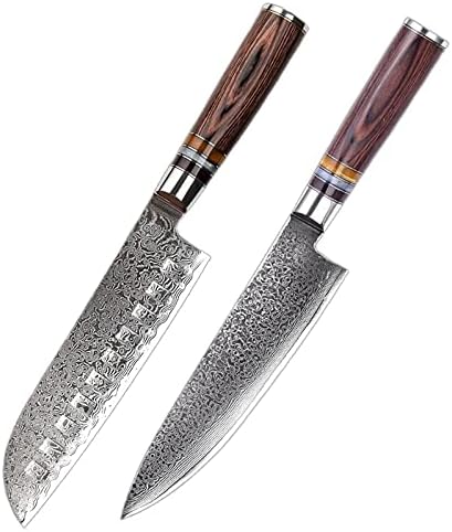 Set Cuchillos Cocina 2 Piezas Acero Inoxidable