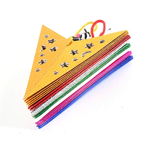 Lanterna de Estrela de Papel Tendycoco, 2 peças, 5 Pontas, Pentagrama, Abajur 3D Estrela, Abajur 30