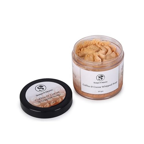 Image of Coffee Whipped Soap for Cleansing | Creamy Bath soap for Smooth & Refreshing Skin | Helps Cleanse, Soft Texture, Hydrating Even Tone | Daily Bathing Bars for Moisturized & Nourished Skin
