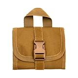 Bolsa portacartuchos MiOYOOW, Bolsa para munición de Rifle, 14 Cartuchos de Rifle, Bolsa de munición Molle, Bolsa portabalas para cinturón para Caza, Senderismo y Tiro