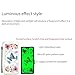 jioeuinly Case Compatible for Mobicel VX21 Phone Case Flip Cover [with Tempered Glass Screen Protector][RFID Blocking][Luminous Effect] PTB-LHD
